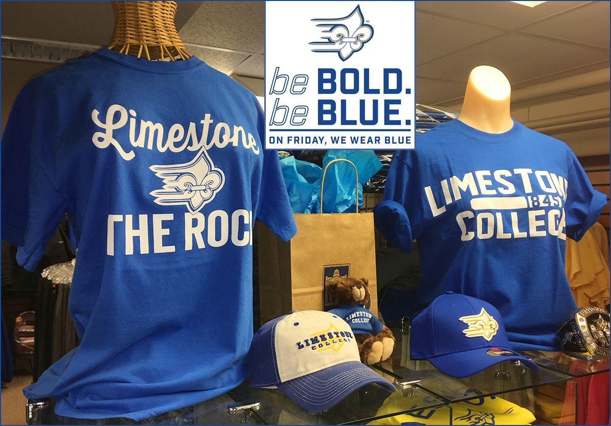 Be Bold. Be Blue apparel