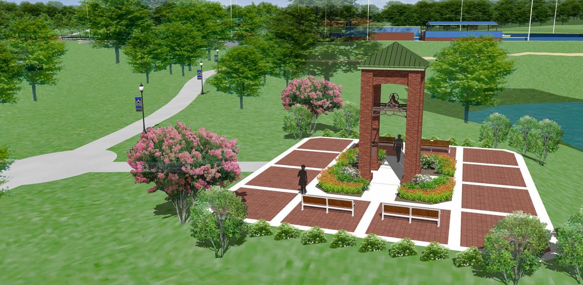 Victory Bell Tower rendering