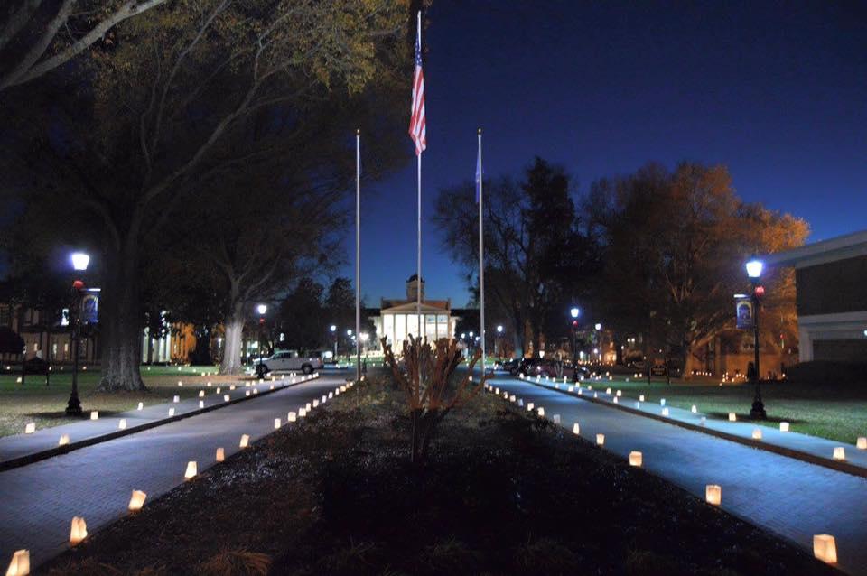 Limestone Christmas Luminaries