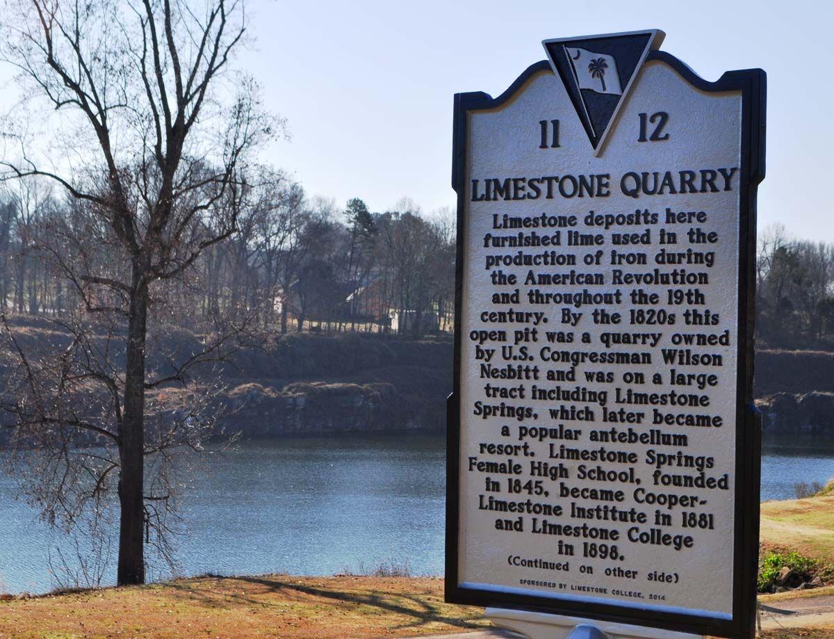 Limestone Quarry view from Victory Bell tower walkway