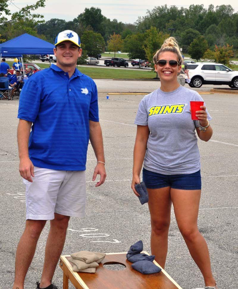 Limestone students tailgating